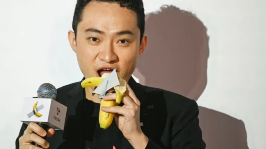Justin Sun se comió la famosa banana