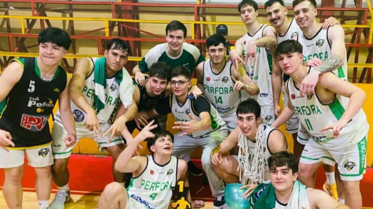 Perfora no dejó dudas y se coronó campeón del Pre Federal de basquet