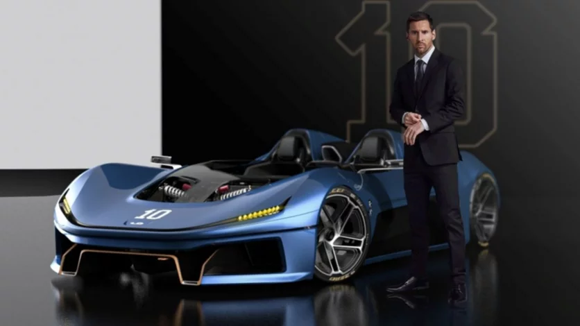 Creó un auto inspirado en Messi y quiere que su historia llegue al 10
