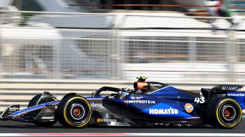 Por problemas en su Williams, Colapinto debió abandonar en Abu Dhabi