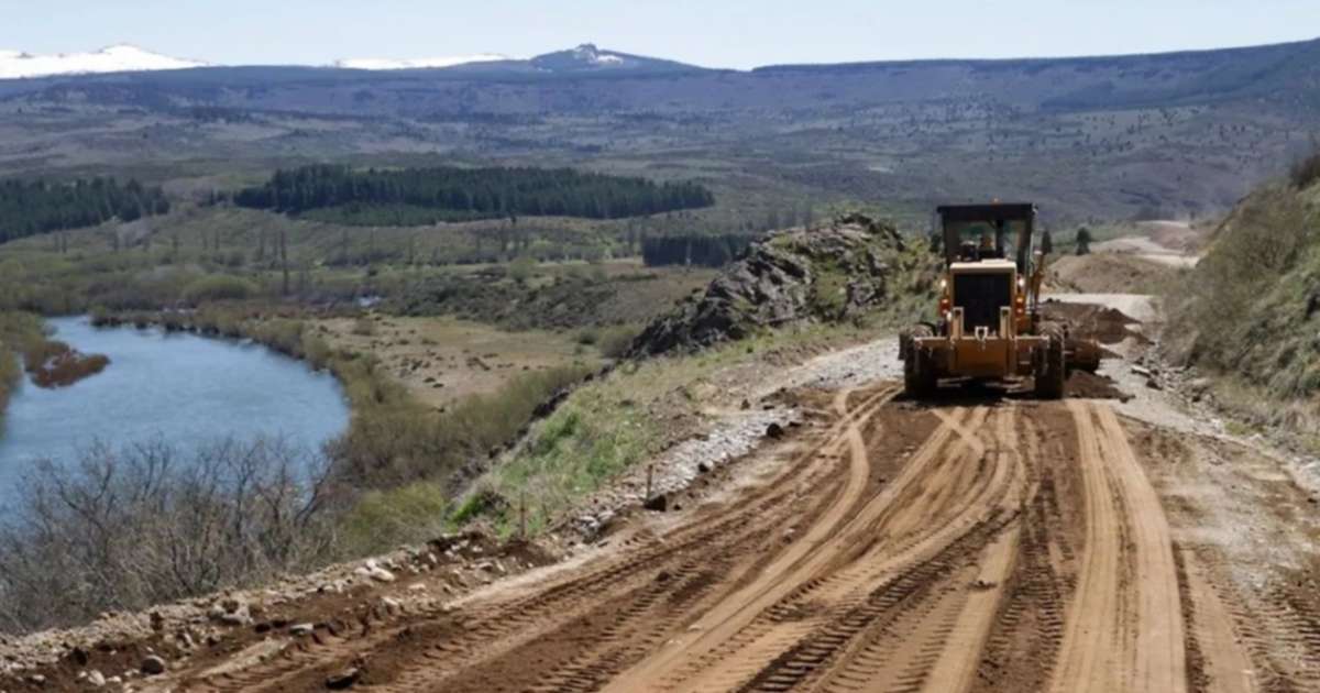 Cortes intermitentes en la Ruta 23 por obras entre Aluminé y el puente ...
