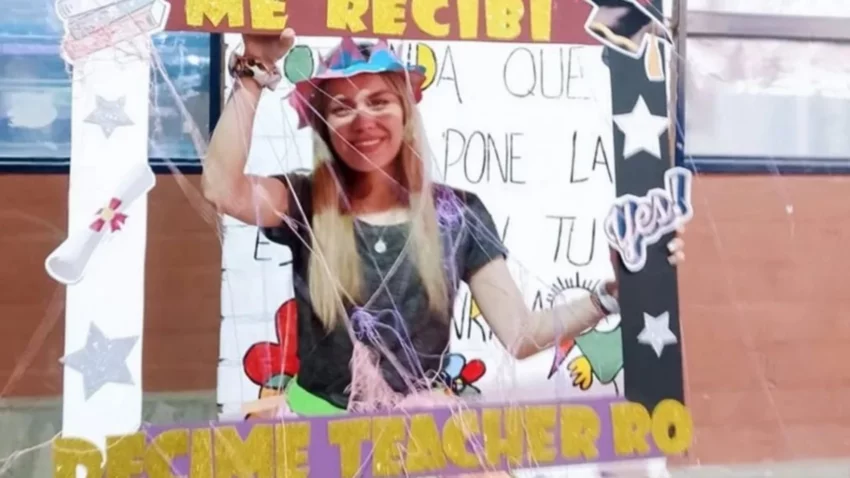 Tiene 25 años y es la primera egresada del profesorado neuquino de ingles