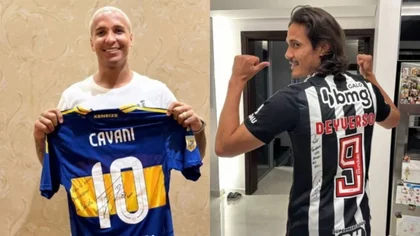 El ida y vuelta entre Cavani y Deyverson que celebraron los hinchas de Boca