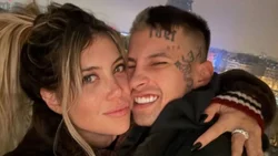 El picante video de Wanda Nara y L-Gante en la cama: “Juguete nuevo”