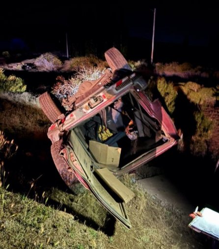 Se descompensó y volcó en el norte neuquino: salió despedido del auto- Se descompensó y volcó en el norte neuquino: salió despedido del auto