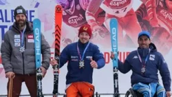 Enrique Plantey logró el tercer puesto en la Copa del Mundo de Ski Adaptado