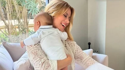 ¡Se le escapó! Nicole Neumann mostró por primera vez el rostro de su hijo Cruz Urcera
