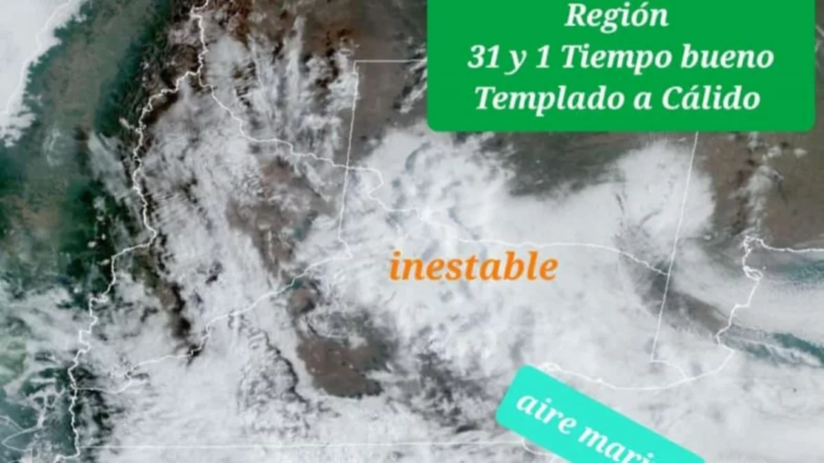 El tiempo dará un respiro este sábado y podría haber tormentas