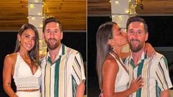 Con Antonela y a pura cumbia: así  recibió Messi el  2025