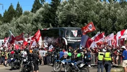 Encabezado por Gallardo, el plantel de River ya está en San Martín