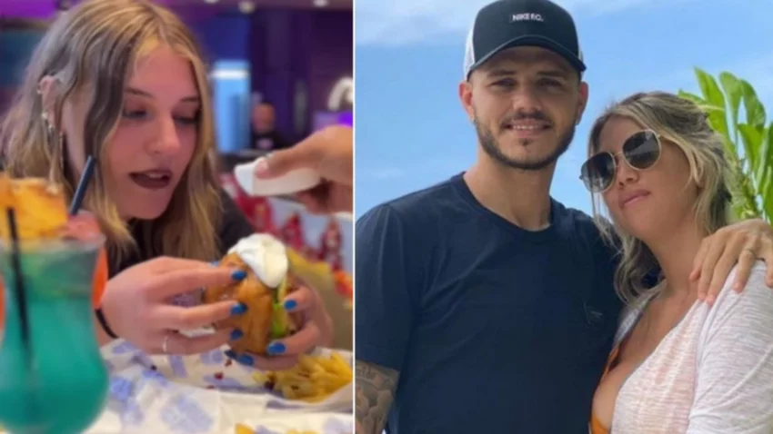 Viral: Así es la hamburguesa llena de leche en honor a los chats de Wanda Nara y Mauro Icardi