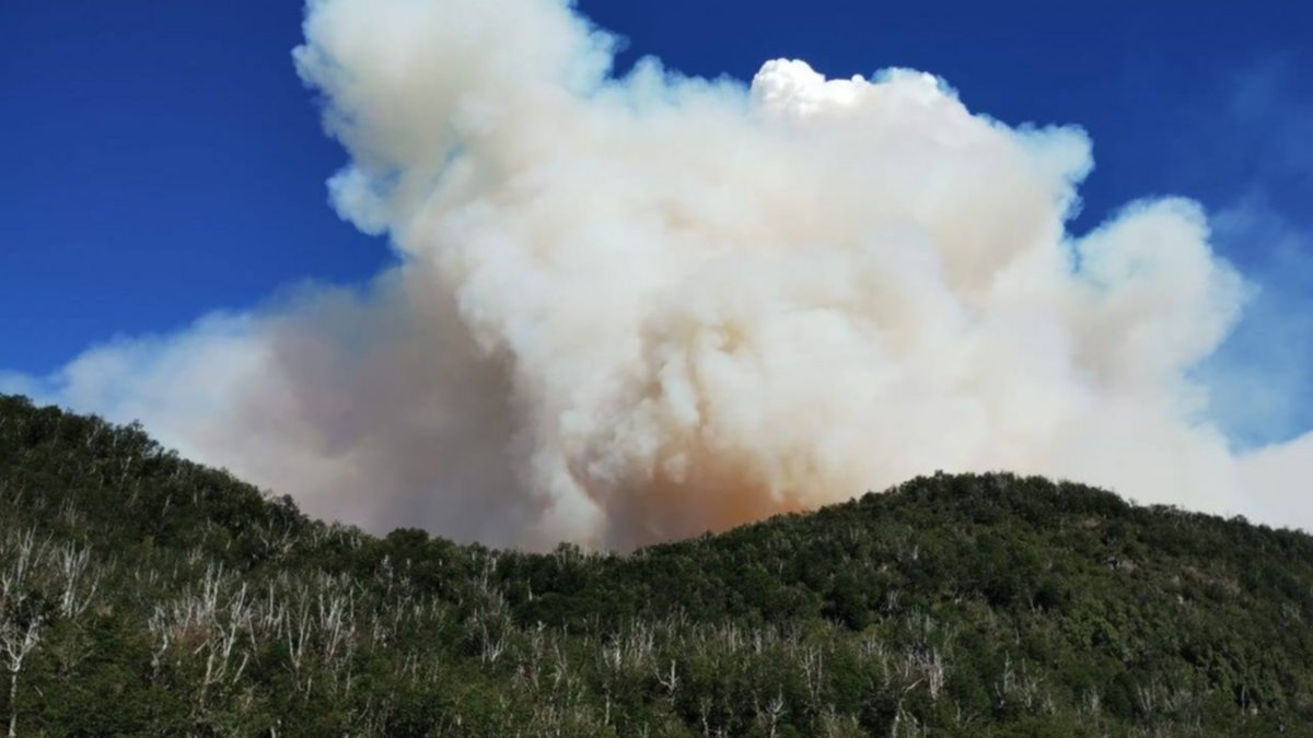 El fuego sigue avanzando y evalúan cerrar la zona de Cascada Los Alerces