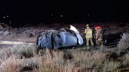 Plaza Huincul: una persona internada por un vuelco en la Ruta 17