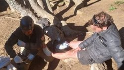 Rescate de montaña en El Bolsón: un hombre sufrió un corte profundo en el pie
