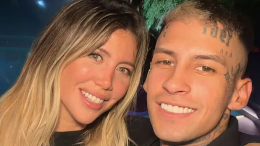 ¡Otra vez juntos! Así fue el fogoso reencuentro de L-Gante y Wanda Nara tras separarse