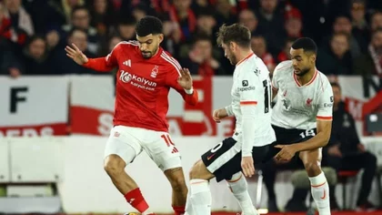 Con Alexis Mac Allister, el líder Liverpool empató ante Nottingham Forest