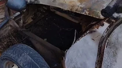 Compraron un auto como repuesto para restaurar el suyo, pero se lo incendiaron