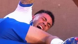 Terrible fractura sufrió el defensor Joaquín García de Vélez ante Tigre