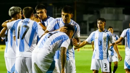 La Sub 20 Argentina goleó 6 a 0 a Brasil en el comienzo del Sudamericano