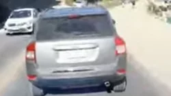 Indignación por un conductor que no le cedió el paso a una ambulancia en Bariloche