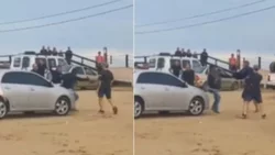 Un turista y un "trapito" terminaron a las piñas en Villa Gesell