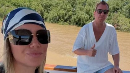 Las fotos hot que Maxi López le sacó a Wanda Nara en el cumpleaños de su hijo