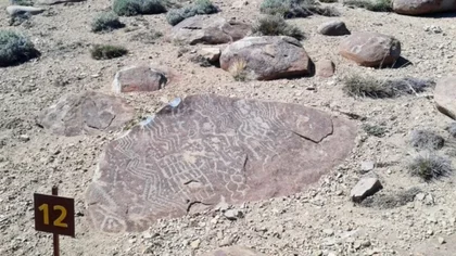 Conocé las rocas pintadas por antiguos pobladores, en la región del Alto Neuquén