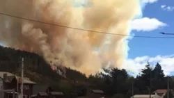 El Bolsón: evacuan a familias y las llevan al Polideportivo