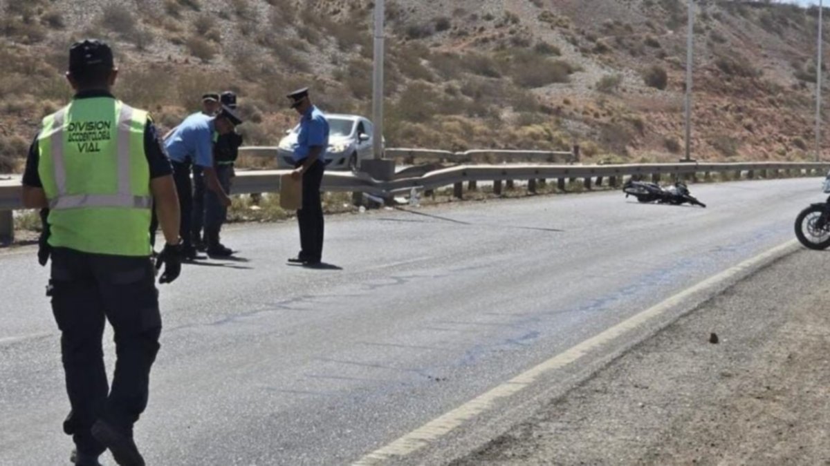Murió el motociclista que chocó contra el guardarrail en Ruta 7