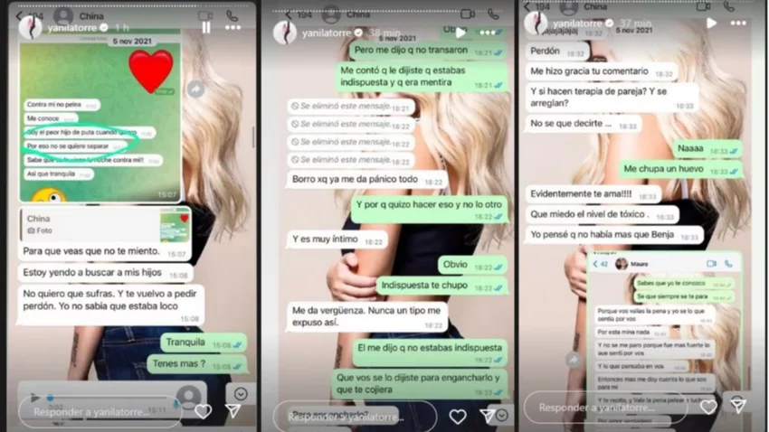 Los chats con los que la China le reveló detalles de su infidelidad con Icardi