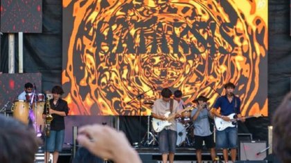 Fiesta de la Confluencia: Qatarsis representó al rock nacional en el Limay