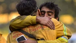 Aluminé habilitó otro campamento para brigadistas que combaten los incendios