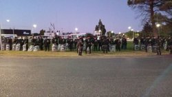 Movilización de UOCRA generó gran despliegue de Gendarmería en los puentes carreteros