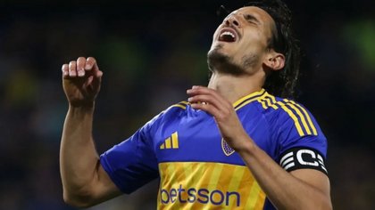 Cavani será baja en Boca para el partido de ida de Copa Libertadores