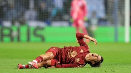 Insólito: Paulo Dybala salió lesionado en Porto-Roma tras una patada de Alan Varela