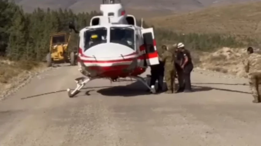 Familia neuquina volcó en la Cuesta del Rahue y un menor fue trasladado en vuelo sanitario
