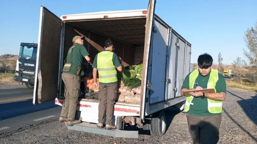 Neuquén sumó un puesto control de ingreso de alimentos en el Tercer Puente