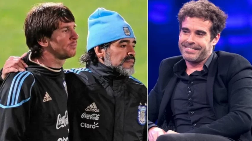 Nico Cabré contó por qué hizo enojar a Messi y Maradona jugando al fútbol