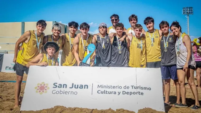 Podios neuquinos en la Copa Argentina de Beach Handball