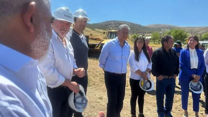 Comenzó la obra de gas para los vecinos de Los Guañacos