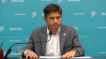 Kicillof denunciará penalmente a Milei por la amenaza de intervención federal