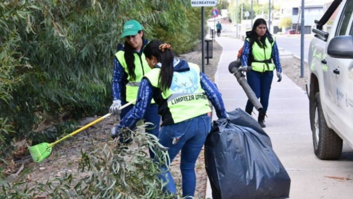 Limpian 20 hectáreas de bardas y zona costera del río Neuquén