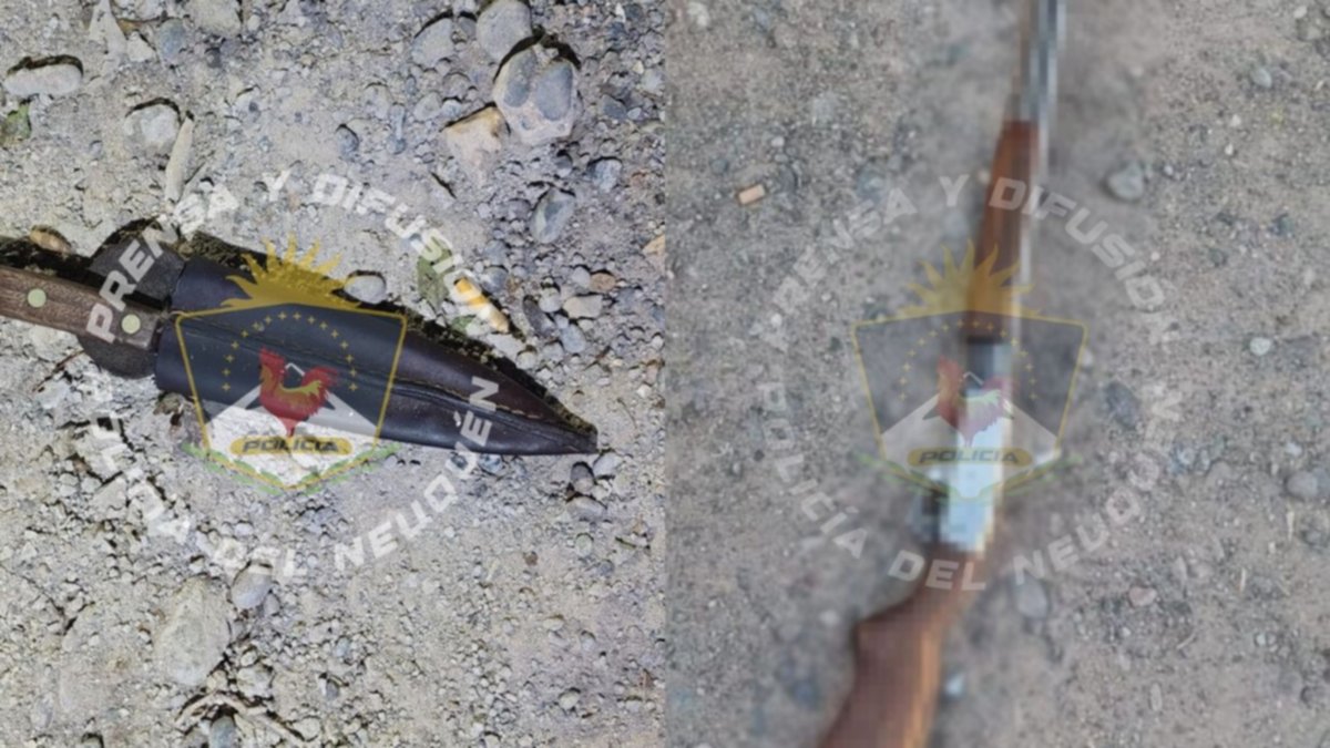 Tras dos operativos, quedaron detenidos por llevar armas en plena calle de Neuquén