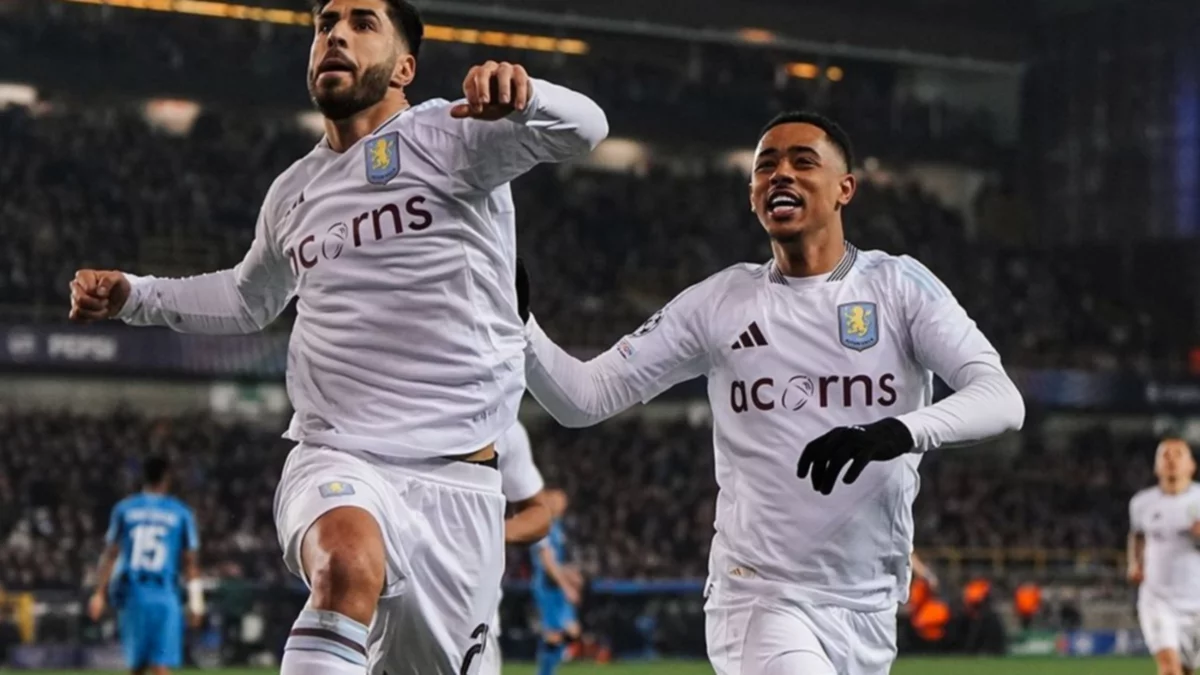 Con Dibu Martínez en el arco, Aston Villa le ganó 3-1 a Brujas en la ida