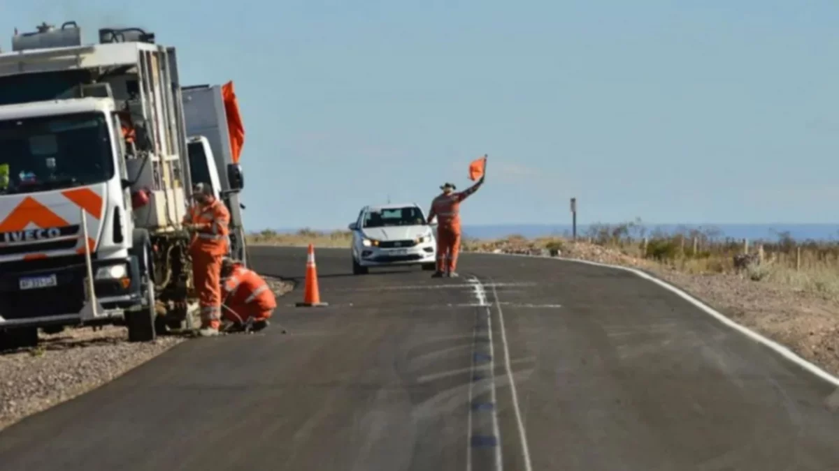 Avanza la pavimentación de la Ruta 5, que va de Añelo a Rincón de los Sauces