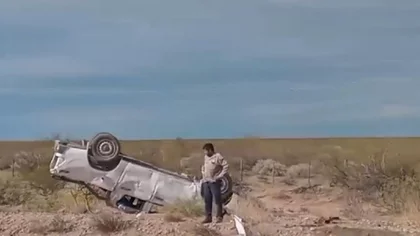 Secuestraron en Añelo a un jefe del EPEN y luego volcaron en la Ruta 51