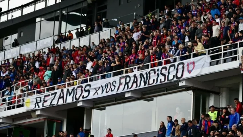 El mensaje de los hinchas de San Lorenzo al papa Francisco