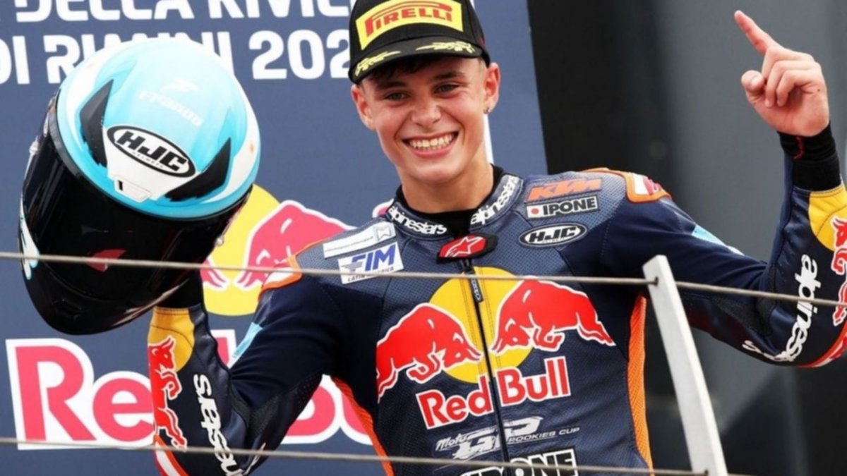 El "europibe" argentino que sueña con el MotoGP a los 17 años