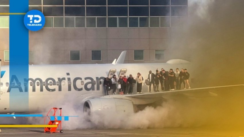 Se incendió un avión de American Airlines en el aeropuerto de Denver