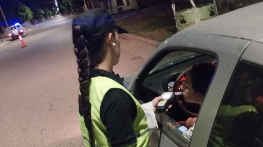 Domingo récord: 21 vehículos secuestrados por alcoholemias positivas